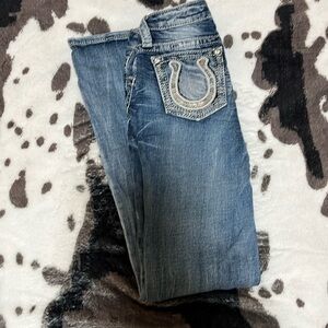 Miss me, girls boot cut midrise size 10